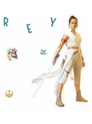 Stickers Géant Star Wars - modèle Rey L'Ascension de Skywalker
