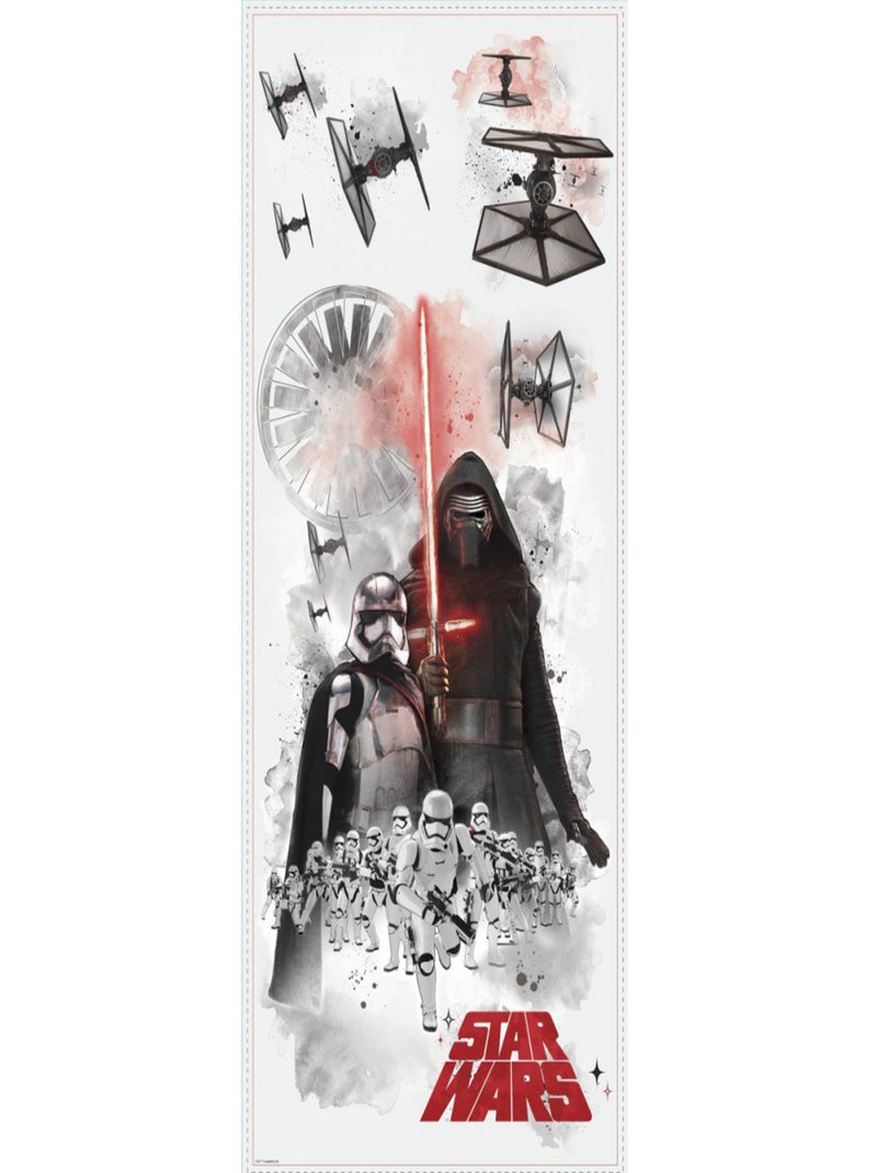 Stickers géant Star Wars Kylo Ren & Stormtroopers Multicolore - Kiabi