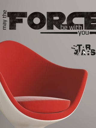 Stickers Géant Star Wars May the Force Be With You