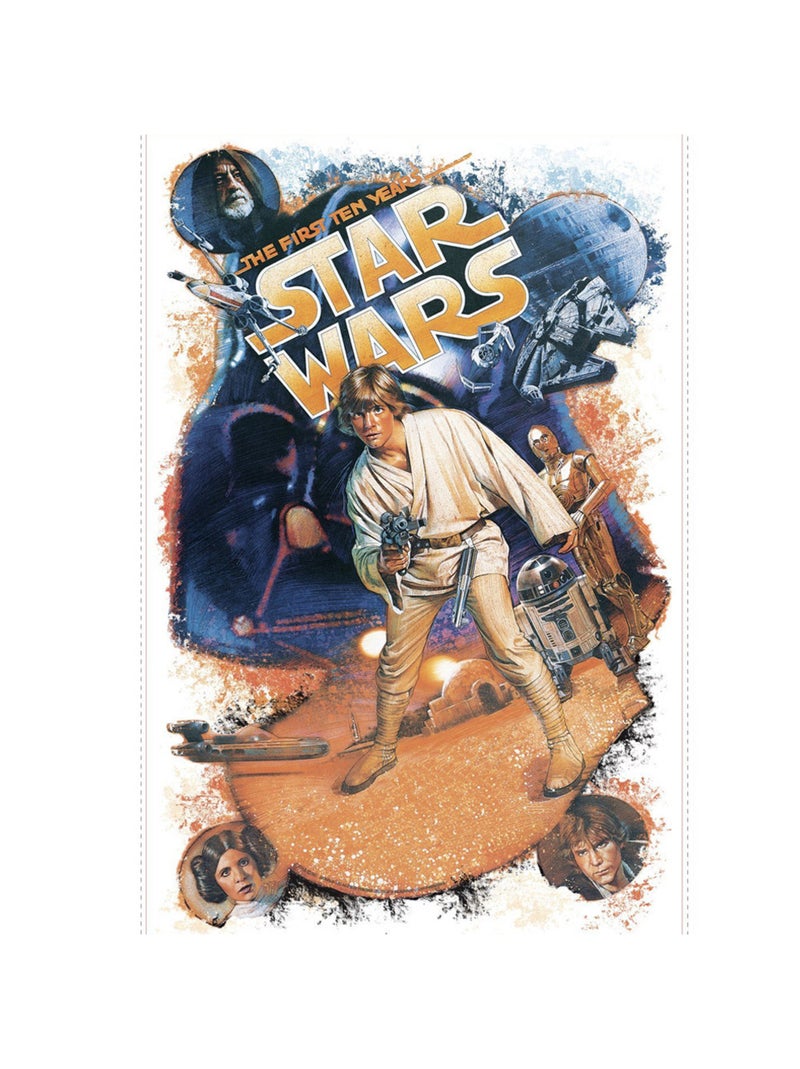 Stickers géant Star Wars Trilogie Multicolore - Kiabi
