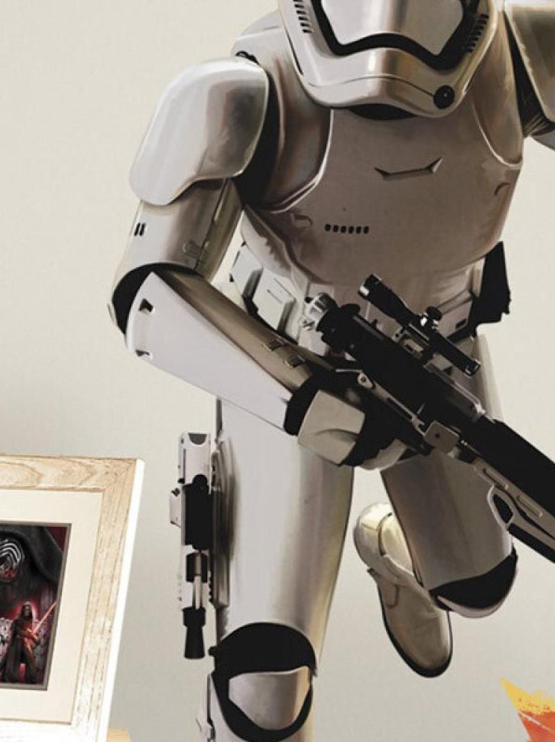 Stickers Géant Stormtrooper Episode VII Star Wars Run Blanc - Kiabi