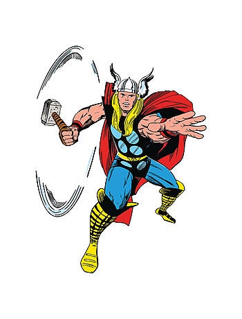 Stickers Géant Thor Comics Marvel