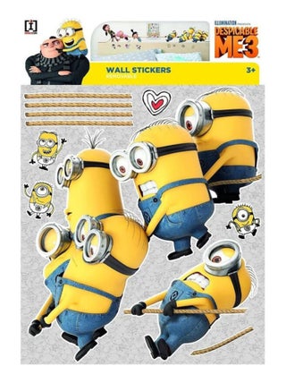 Stickers géant Tir à la corde Les Minions