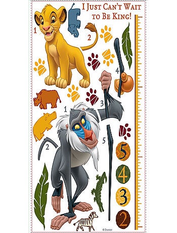 Stickers géant Toise Le Roi Lion Disney