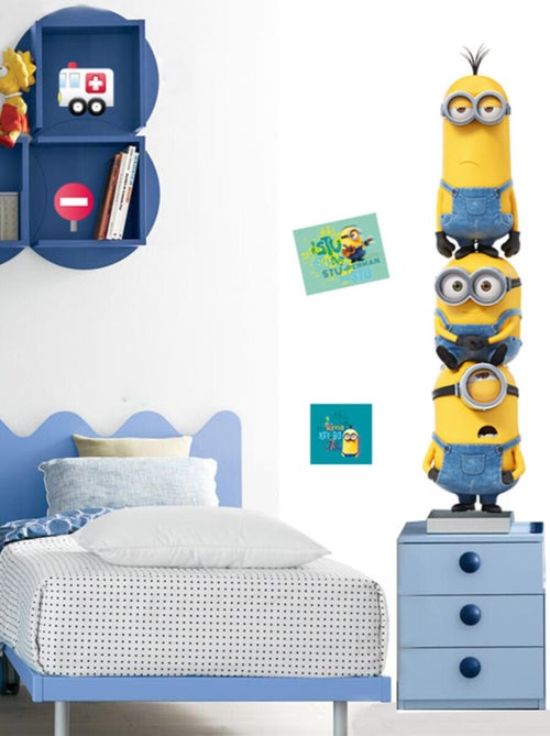 Stickers geant Trio Les Minions - Kiabi