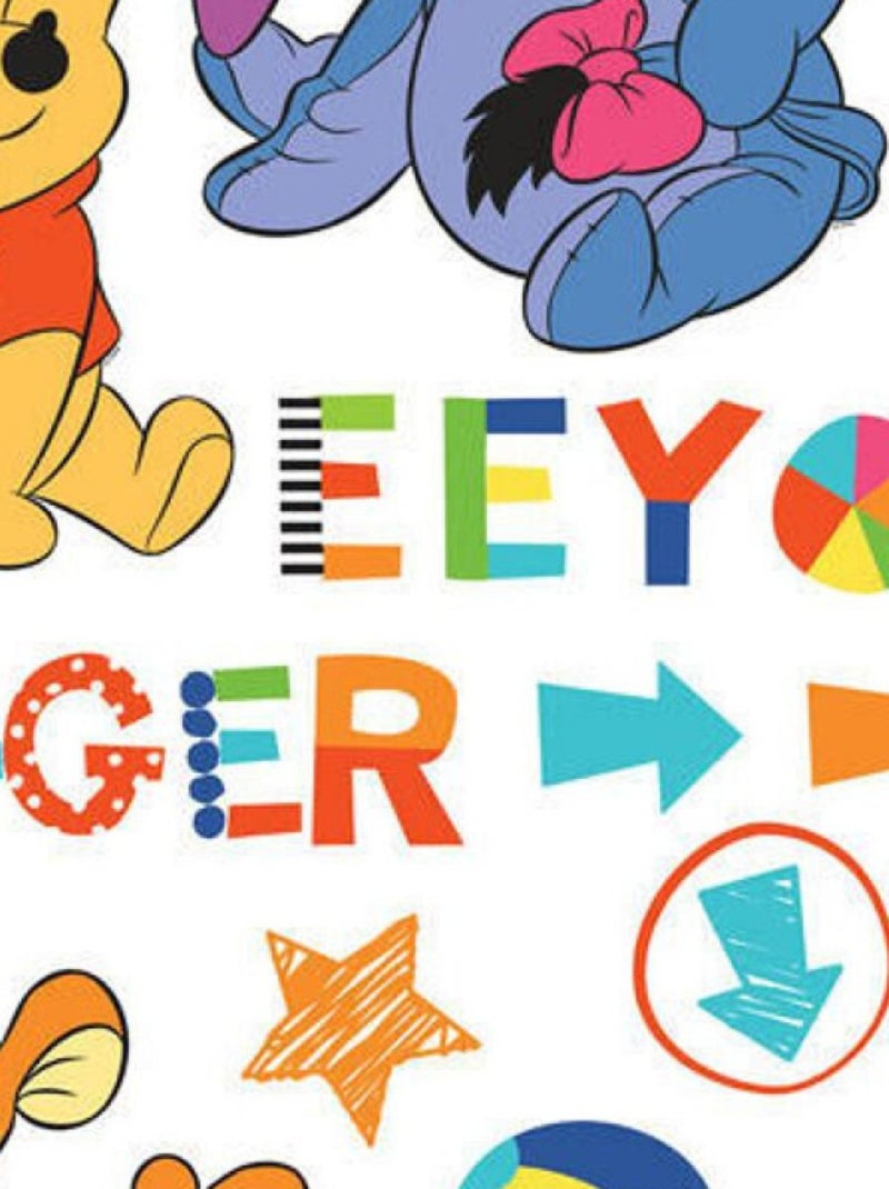 Stickers géant Winnie & ses amis Bébé Disney Multicolore - Kiabi