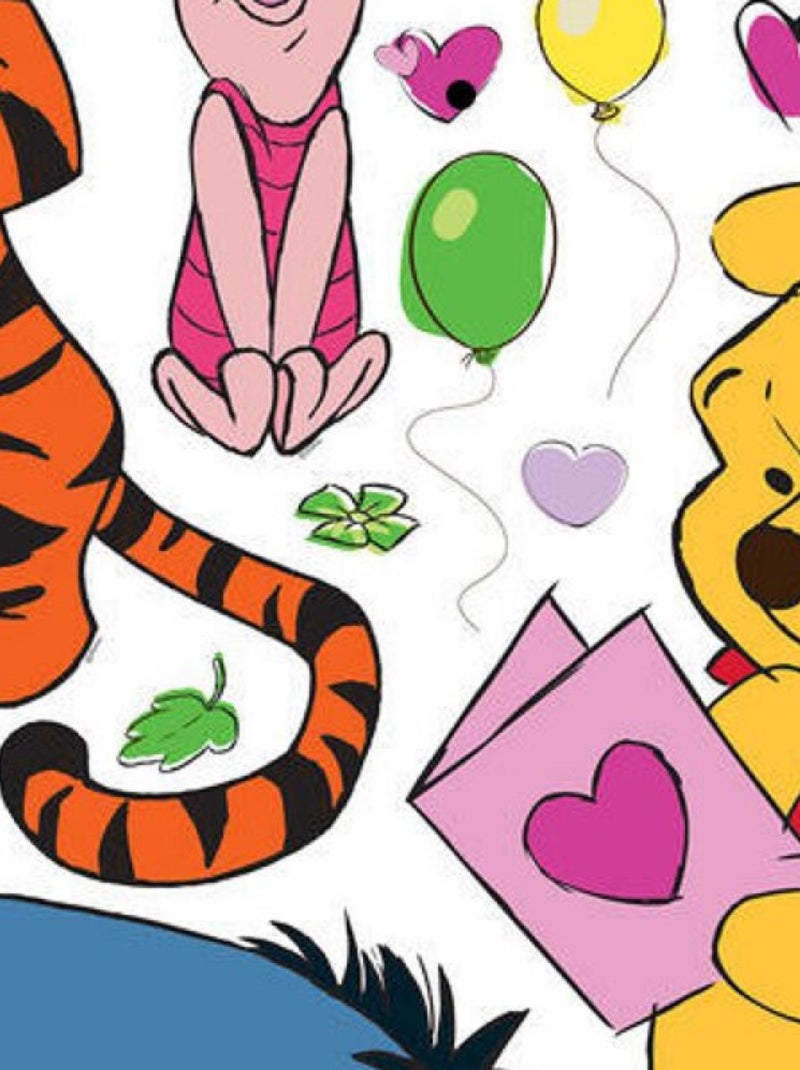 Stickers géant Winnie & ses amis Disney 42.5 x 65cm Multicolore - Kiabi