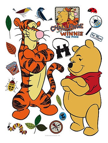 Stickers géant Winnie & Tigrou à l'aventure Disney