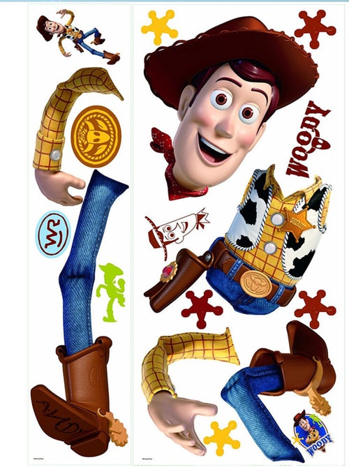 Stickers géant Woody Toy Story Disney - Kiabi
