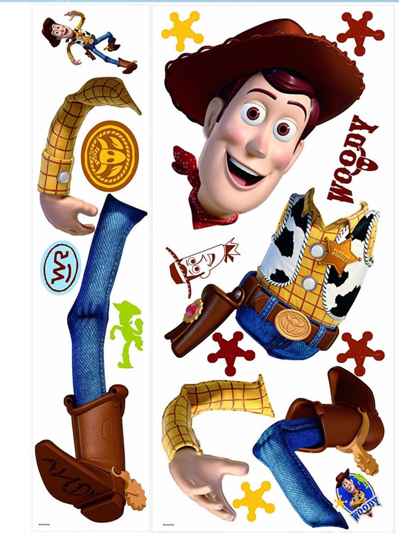 Stickers géant Woody Toy Story Disney Multicolore - Kiabi