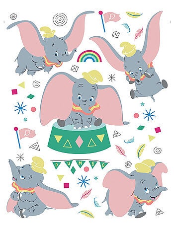Stickers géants Disney - Dumbo - 65 CM x 85 CM