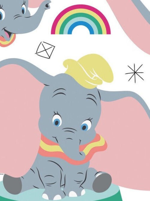 Stickers géants Disney - Dumbo - 65 CM x 85 CM - Kiabi