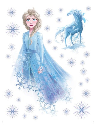 Stickers géants Disney - La Reine des Neiges 2 - modèle Esprit de l'eau 65 CM x 85 CM