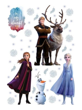 Stickers géants Disney - La Reine des Neiges 2 - modèle In my element - 65 CM x 85 CM