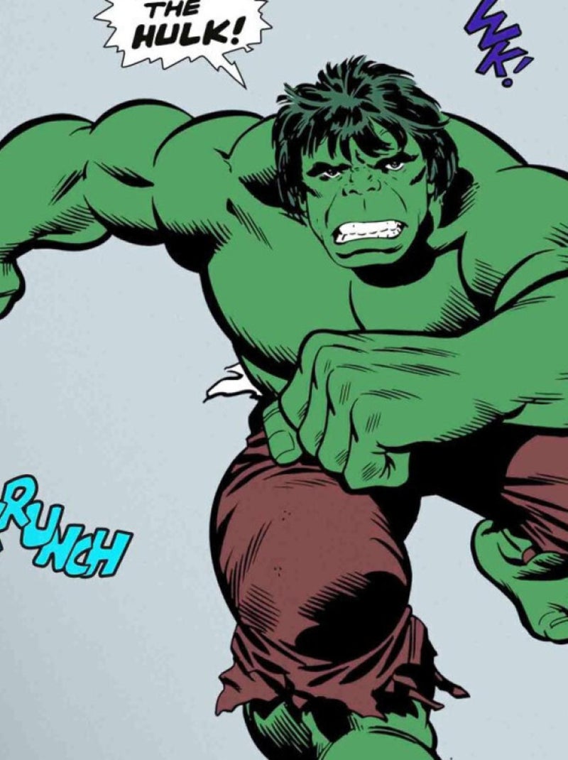 Stickers géants Marvel - modèle Hulk 110x106cm Vert - Kiabi