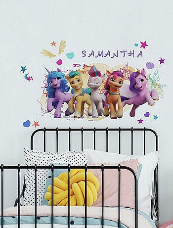 Stickers géants My Little Pony avec lettres de l’alphabet