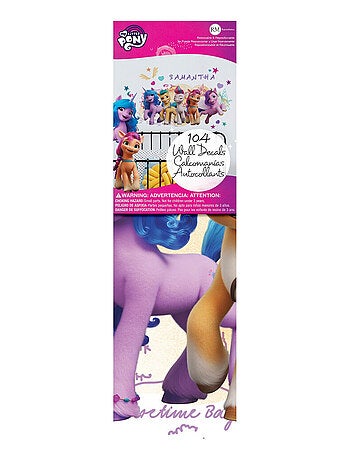 Stickers géants My Little Pony avec lettres de l’alphabet