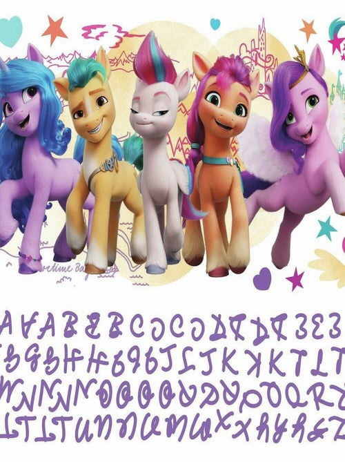 Stickers géants My Little Pony avec lettres de l’alphabet - Kiabi