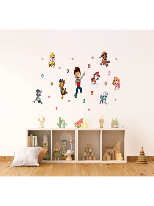 Stickers géants Pat'Patrouille - Ryder et ses Amis - 65 CM x 85 CM - Kiabi