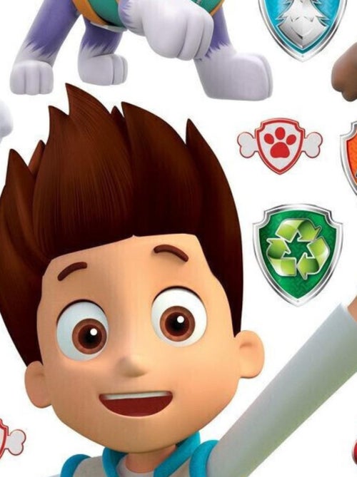 Stickers géants Pat'Patrouille - Ryder et ses Amis - 65 CM x 85 CM - Kiabi