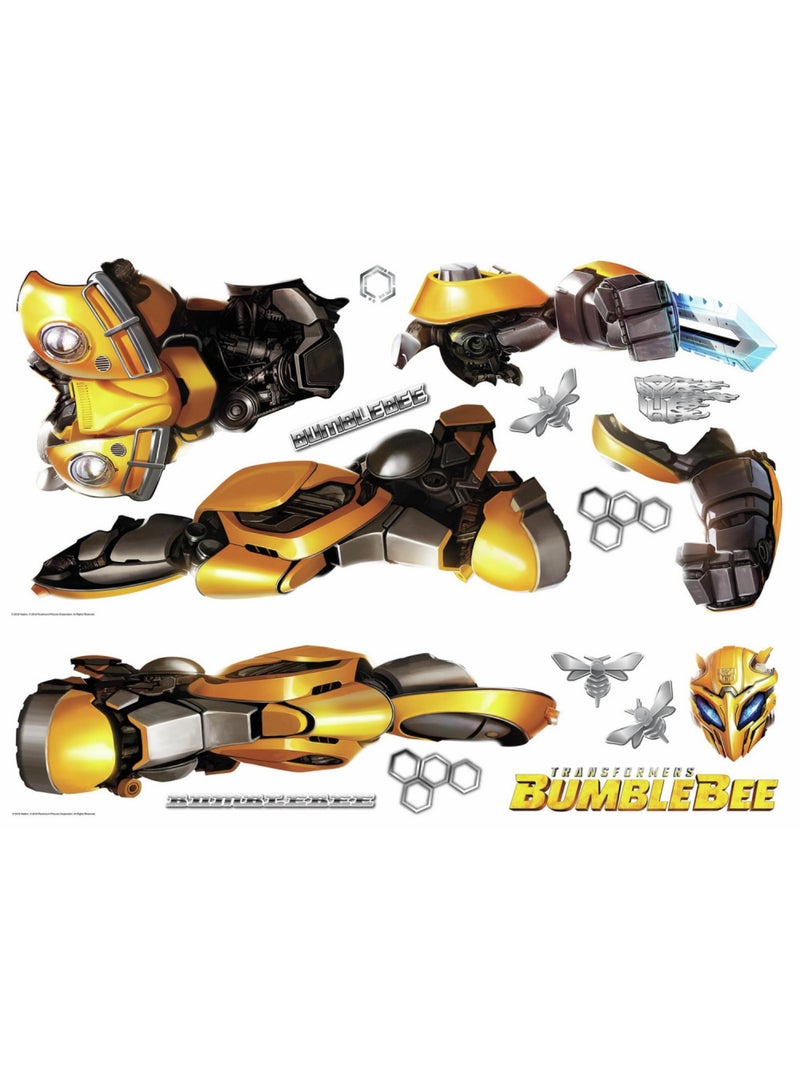 Stickers géants Transformers modèle Bumblebee Multicolore - Kiabi