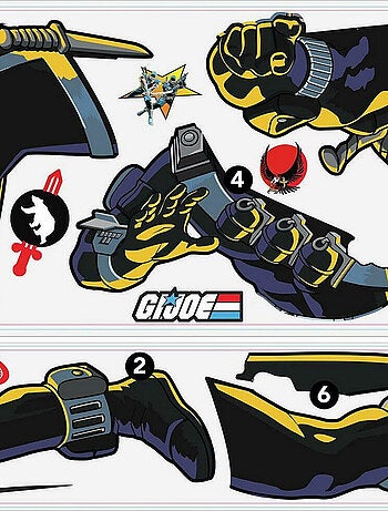 Stickers G.I. JOE Snake Eyes