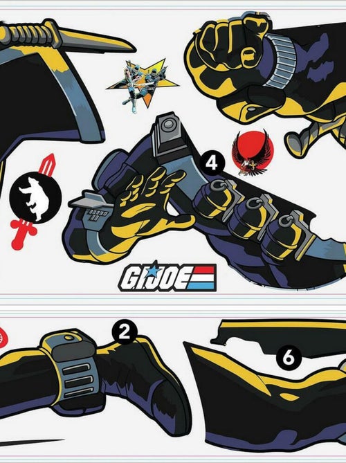Stickers G.I. JOE Snake Eyes - Kiabi