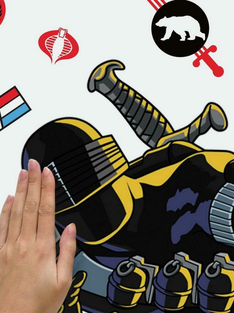 Stickers G.I. JOE Snake Eyes Multicolore - Kiabi