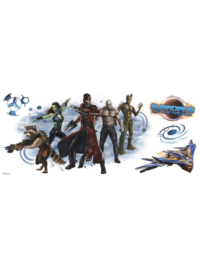 Stickers Graphic Les Gardiens de la Galaxie Marvel Multicolore - Kiabi