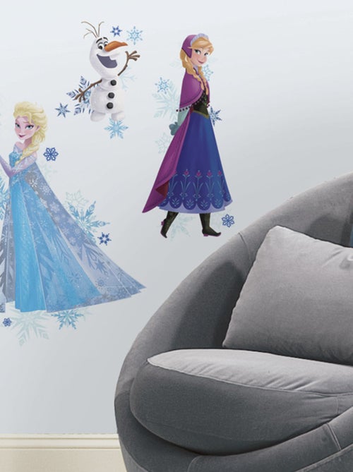 Stickers La Reine des Neiges Disney Frozen 49x72cm - Kiabi