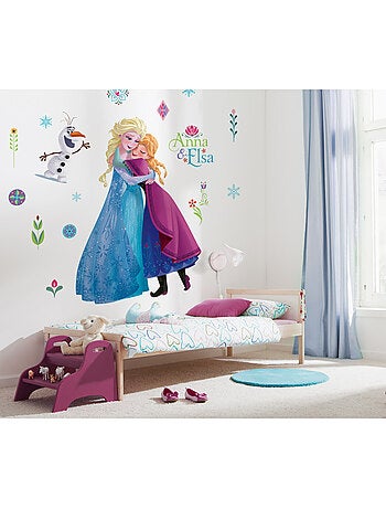 Stickers la reine des neiges nordic summer xxl - 127 x 200 cm