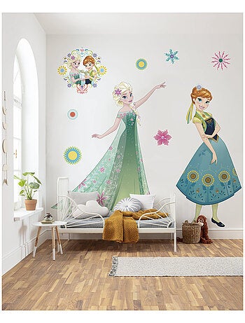 Stickers la reine des neiges springtime xxl - 127 x 200 cm