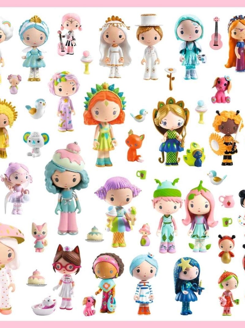 Stickers Le Petit Monde des Tinyly Multicolore - Kiabi