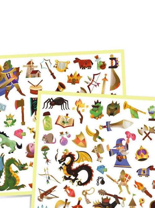 Stickers Médiéval fantastique - Kiabi