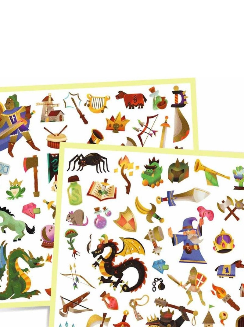 Stickers Médiéval fantastique N/A - Kiabi