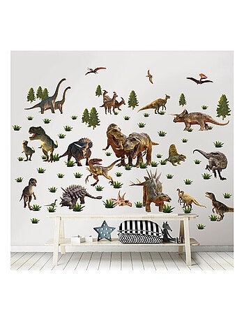 Stickers Monde des dinosaures Walltastic