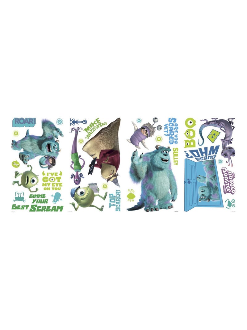 Stickers Monstres et Compagnie Disney Multicolore - Kiabi