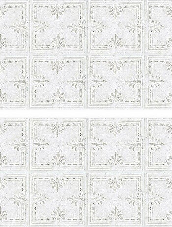 Stickers mosaïque blanc carré