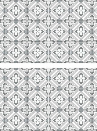 Stickers mosaïque gris faïence
