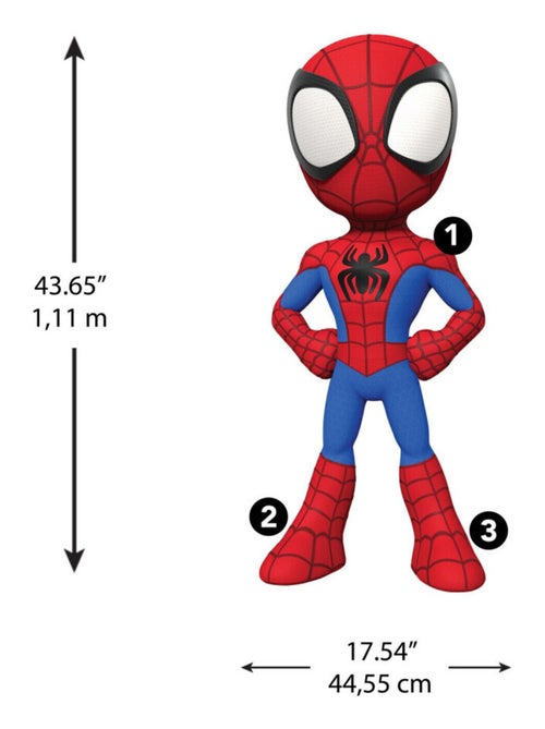 Stickers mural Amazing Spider-man debout - Collection Spidey - Kiabi