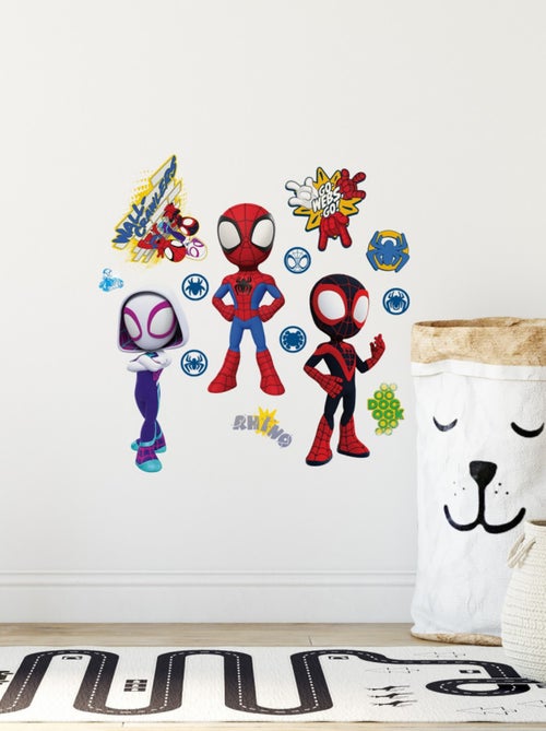 Stickers mural Amazing Spider-man et ses amis - Collection Spidey - Kiabi