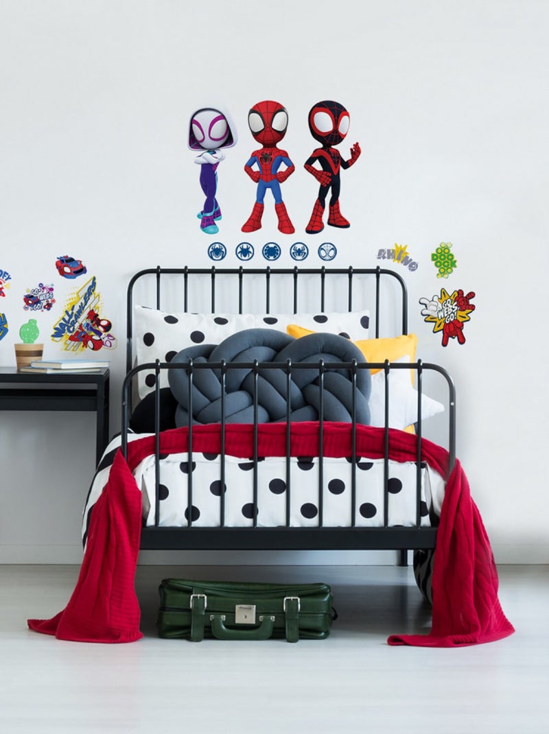 Stickers mural Amazing Spider-man et ses amis - Collection Spidey Multicolore - Kiabi
