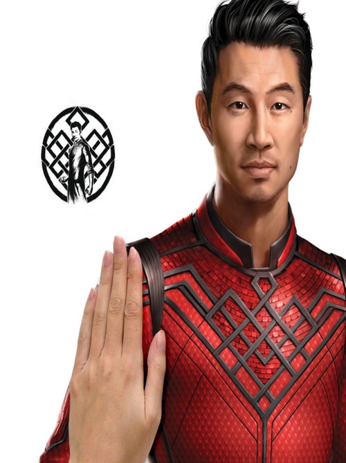 Stickers mural chang chi la légende des 10 anneaux Marvel - Kiabi