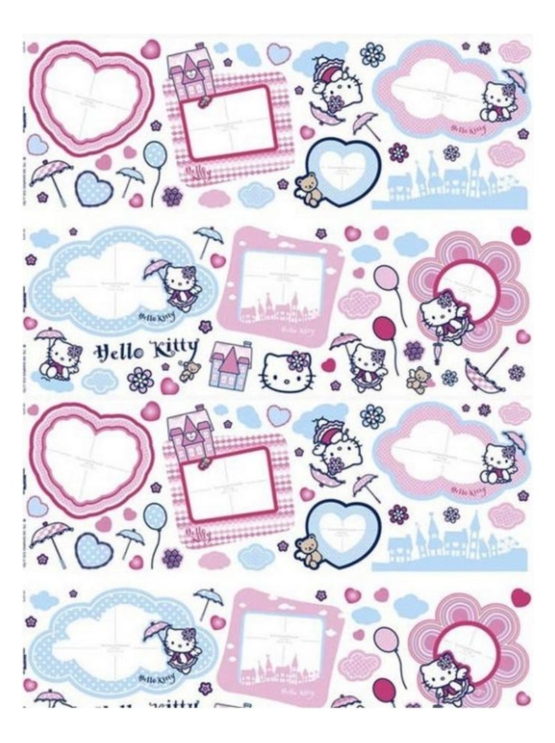 Stickers Mural Hello Kitty Disney Muraux cadre photo XL Multicolore - Kiabi
