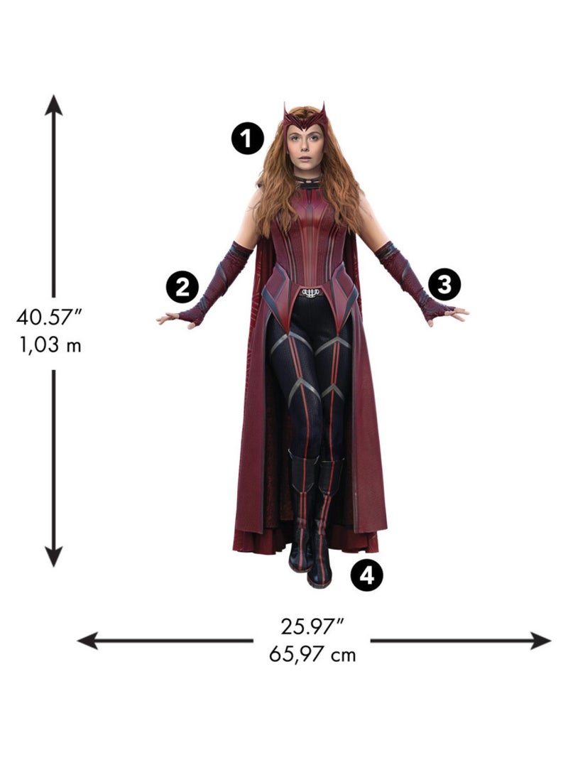 Stickers mural wandavision personnage Avengers Marvel Multicolore - Kiabi