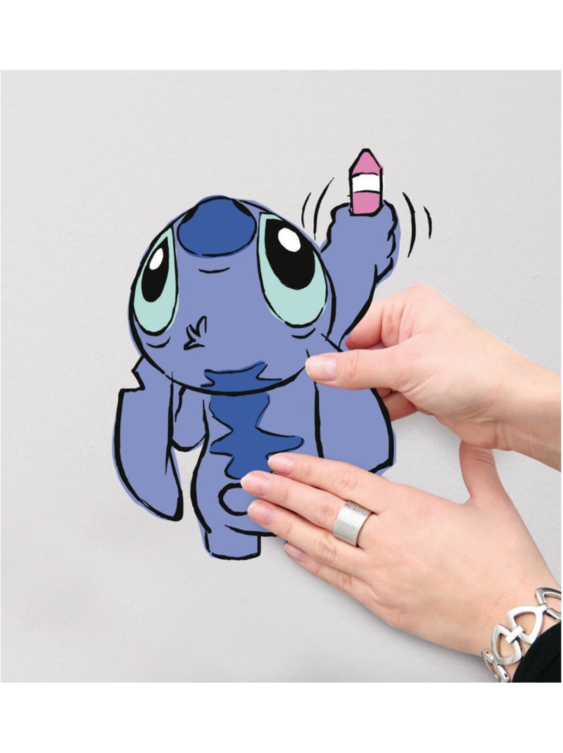 Stickers muraux - Disney Stitch Artist - 50x70 cm Multicolore - Kiabi