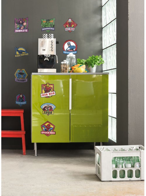 Stickers muraux- avengers classic badges - Kiabi