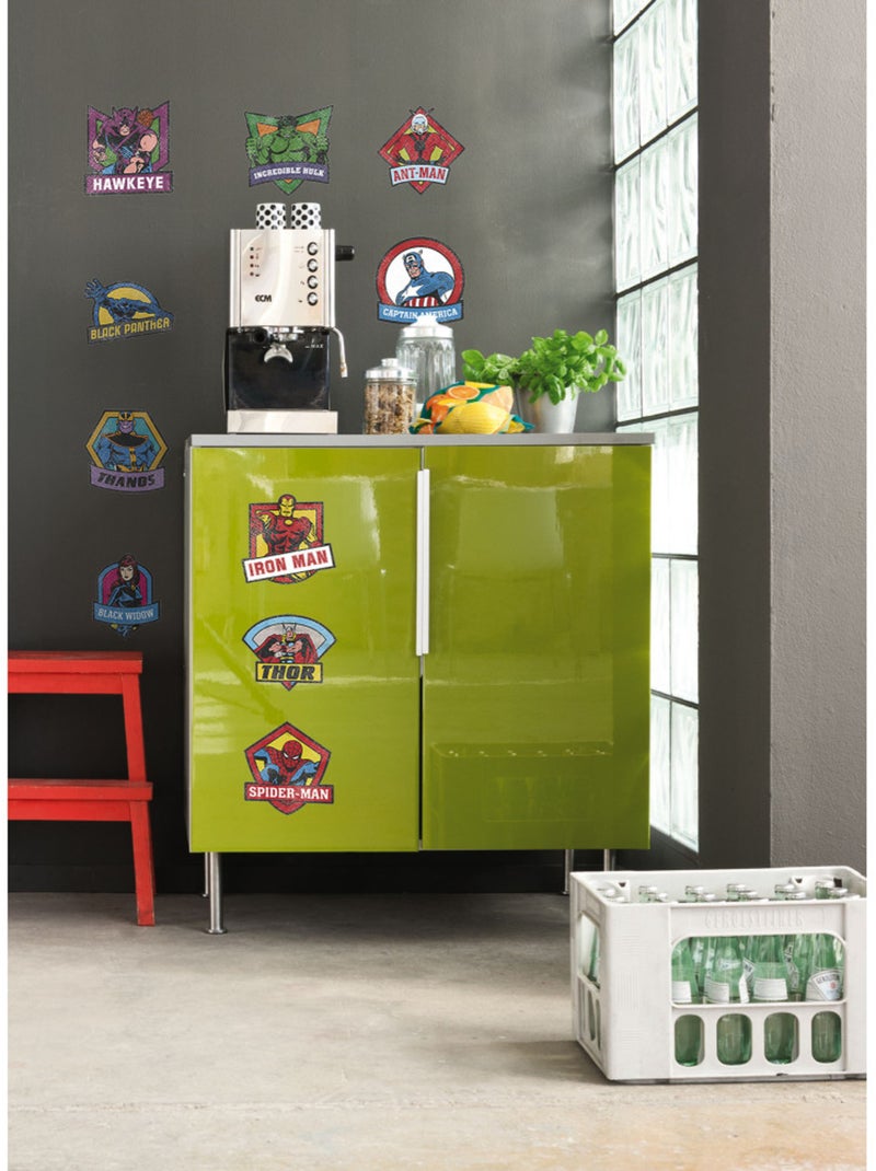 Stickers muraux- avengers classic badges Multicolore - Kiabi