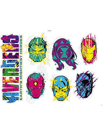 Stickers muraux- avengers mightiest heroes
