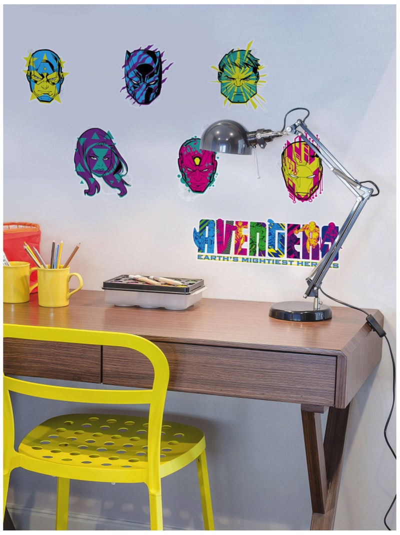 Stickers muraux- avengers mightiest heroes Multicolore - Kiabi